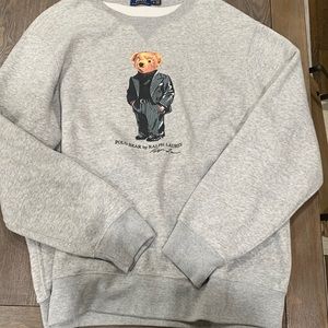 Men’s Polo Crewneck Sweatshirt